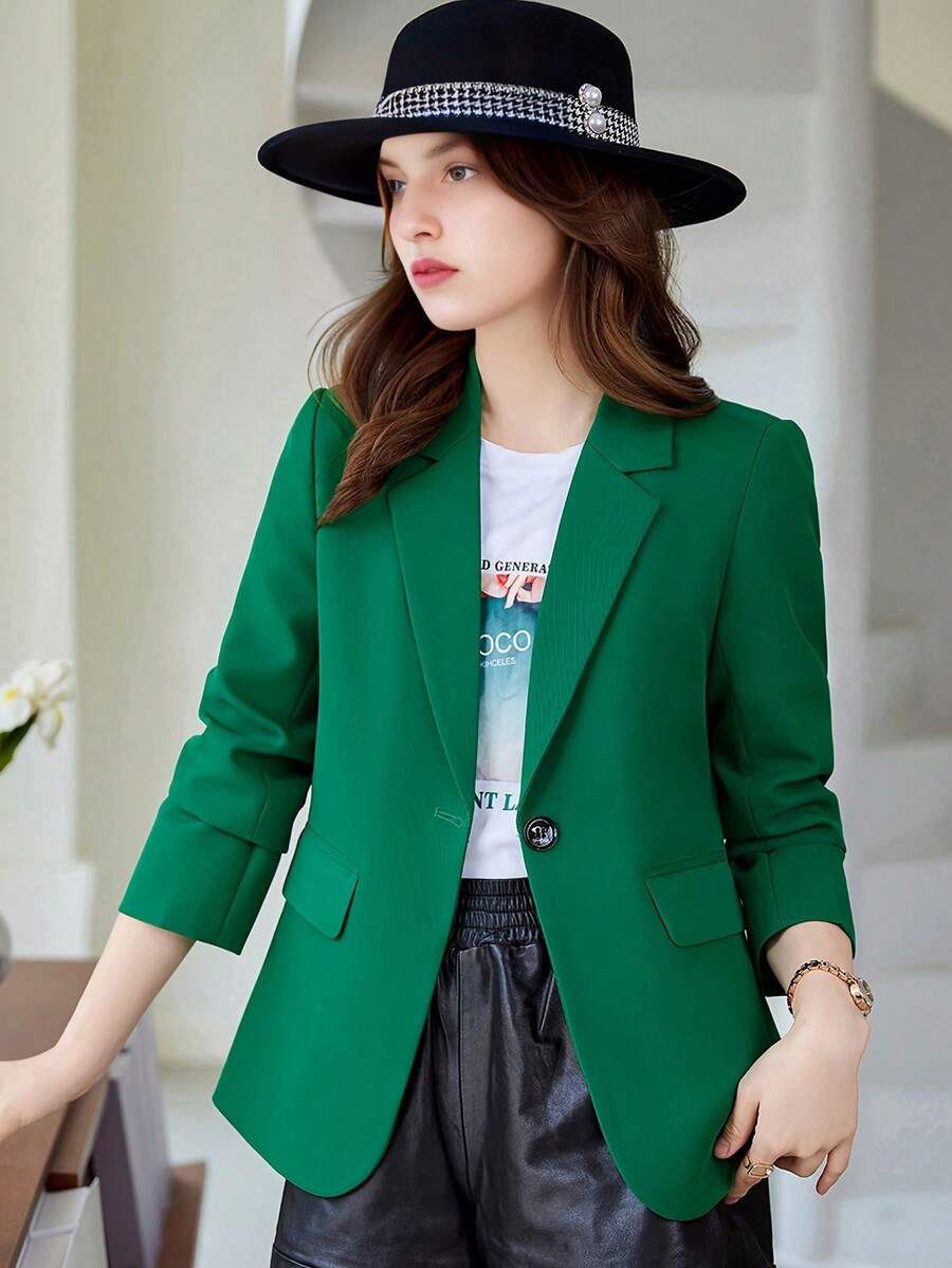 Blazer Feminino Alfaiataria Off White com Fenda nas Costas – do PP ao XXG | Boutique do Encanto