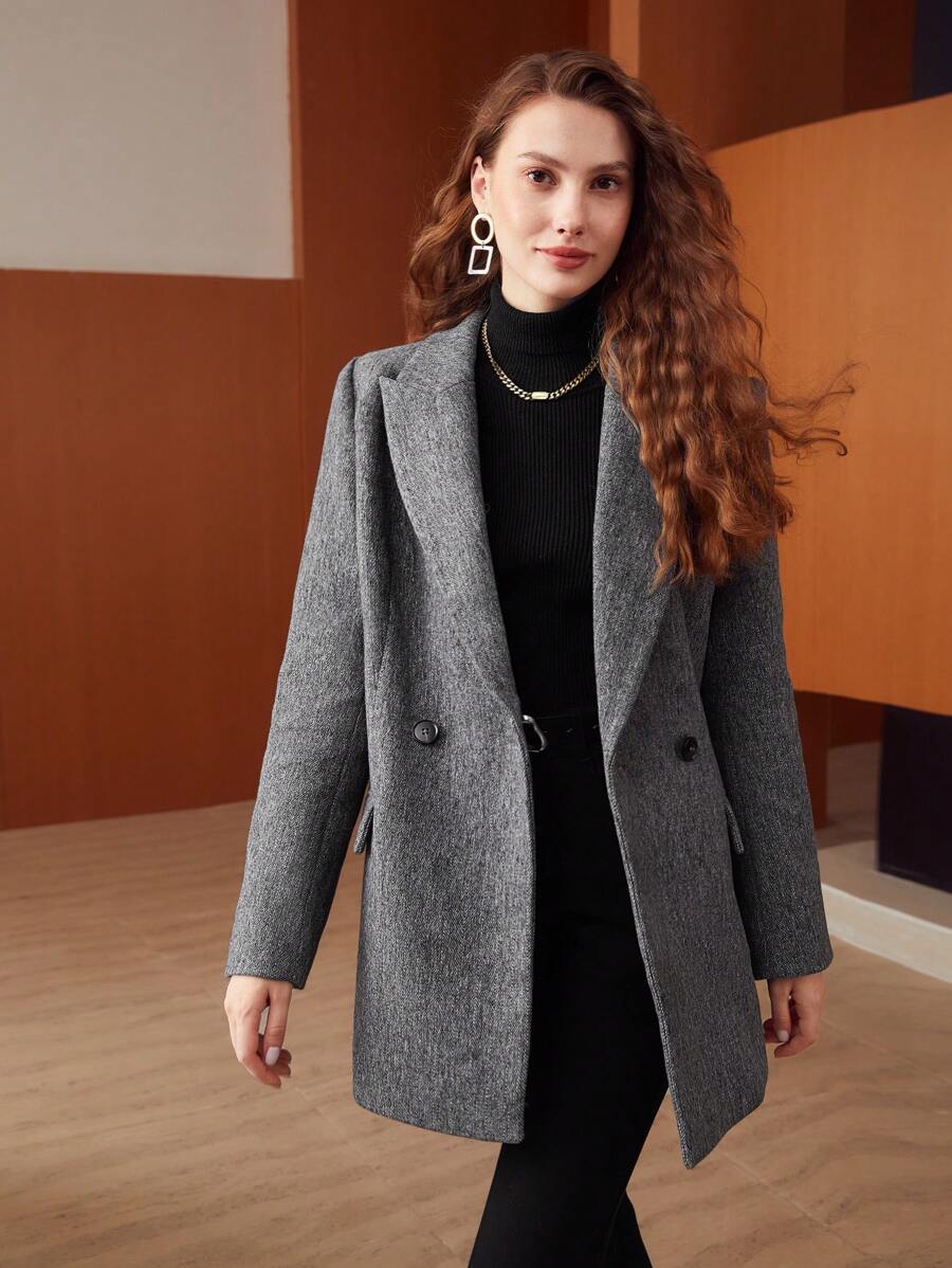 Blazer feminino clássico moderno estilo refinado boutique