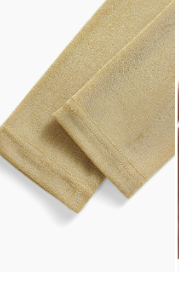 Blusa Feminina Dourada Malha Premium Slim Fit Gola Alta Recorte Assimétrico - Coleção Entre Estações - Boutique do Encanto Blusas