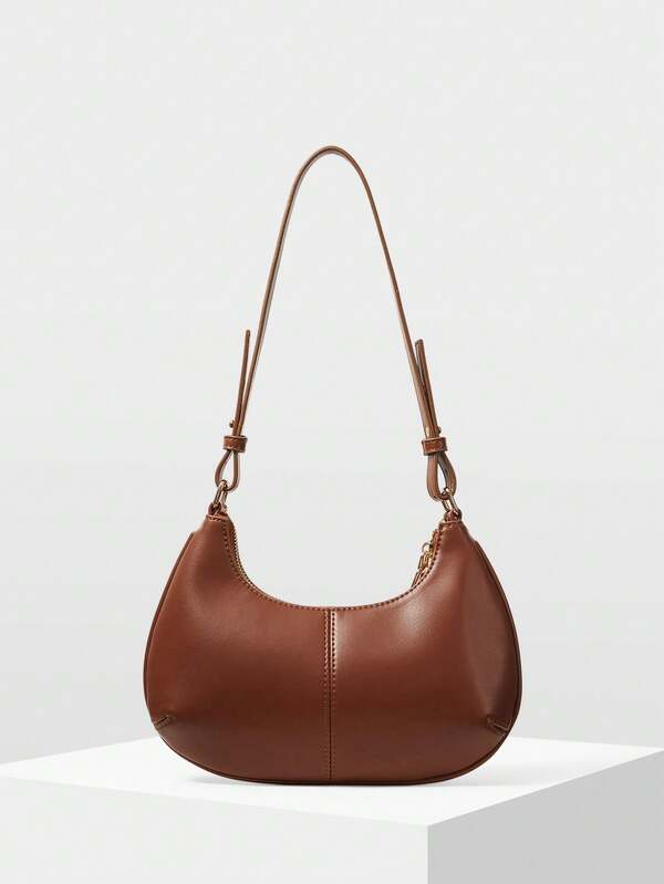 Bolsa Feminina Estruturada Pequeno Ombro - Alça de Cadeia - Elegante e Básica - Coleção Urban Chic - Boutique do Encanto Bolsas