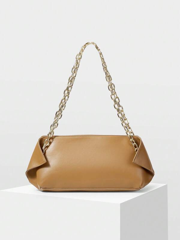 Bolsa Feminina de Ombro Delicada com Alça com Corrente - Coleção Evening Elegance - Boutique do Encanto Bolsas