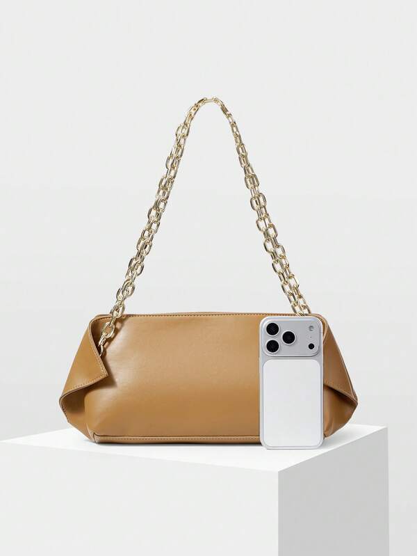 Bolsa Feminina de Ombro Delicada com Alça com Corrente - Coleção Evening Elegance - Boutique do Encanto Bolsas