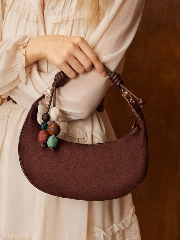 Bolsa Hobo Feminina em Couro PU - Casual Minimalista - Coleção Boho Elegance - Boutique do Encanto Bolsas