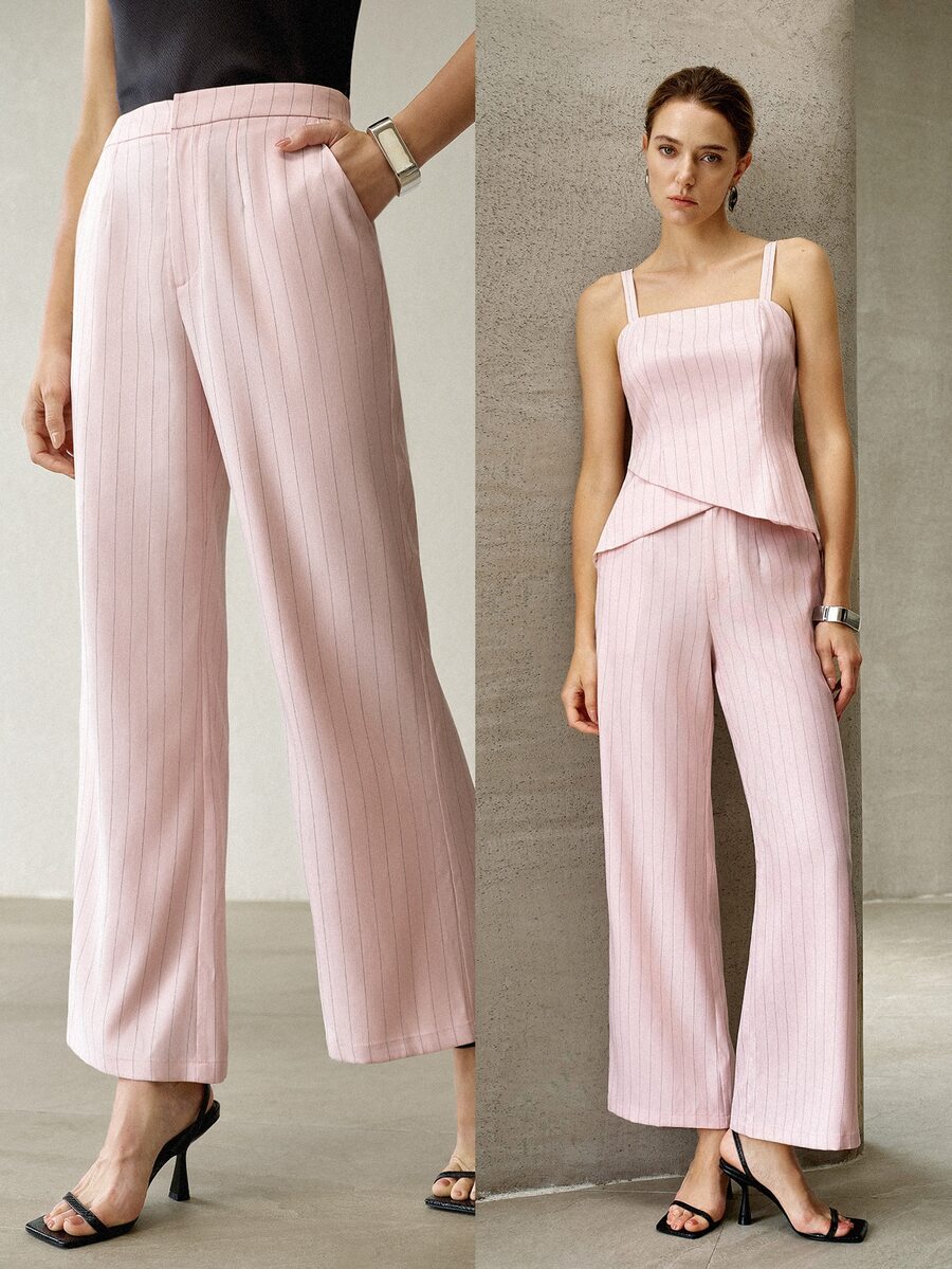Calça pantalona feminina para looks de Primavera Verão