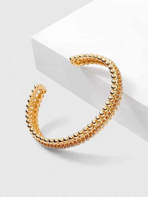 Pulseira Feminina Multicamadas Dourada em Aço Inox Banhada a Ouro 18K | Semi-Joia Premium Antialérgica - Boutique do Encanto Pulseiras