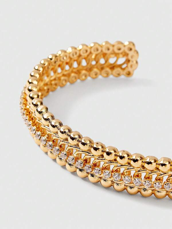 Pulseira Feminina Multicamadas Dourada em Aço Inox Banhada a Ouro 18K | Semi-Joia Premium Antialérgica - Boutique do Encanto Pulseiras