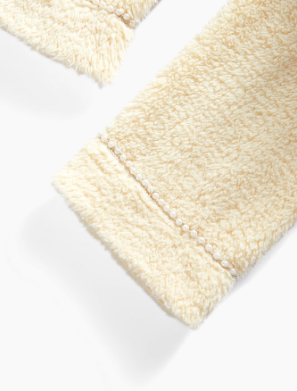 Roupão Feminino Longo Plush com Gola Xale Cor Damasco - Toque Macio - Íntimos & Conforto Boutique do Encanto