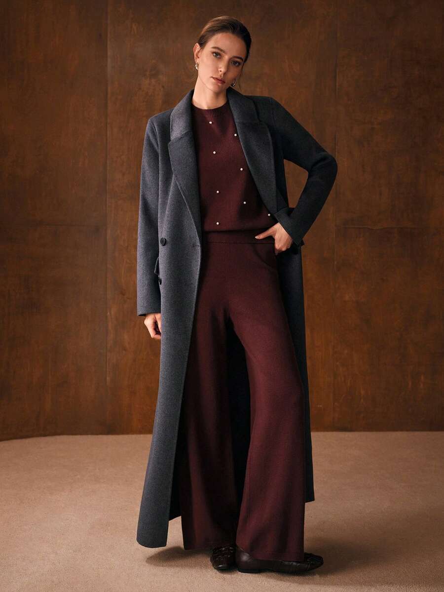 conjunto feminino boutique confortável e sofisticado com pérolas
