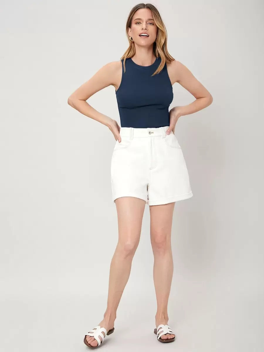 Regata Slim Fit Premium - Algodão Confortável