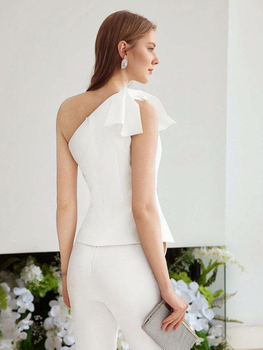 Blusa Premium com Zíper - Detalhe em Laço Elegante