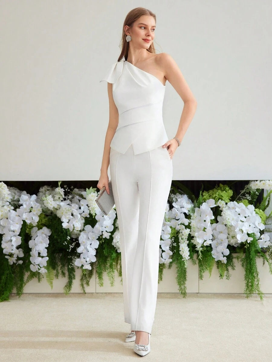 Blusa Premium com Zíper - Detalhe em Laço Elegante