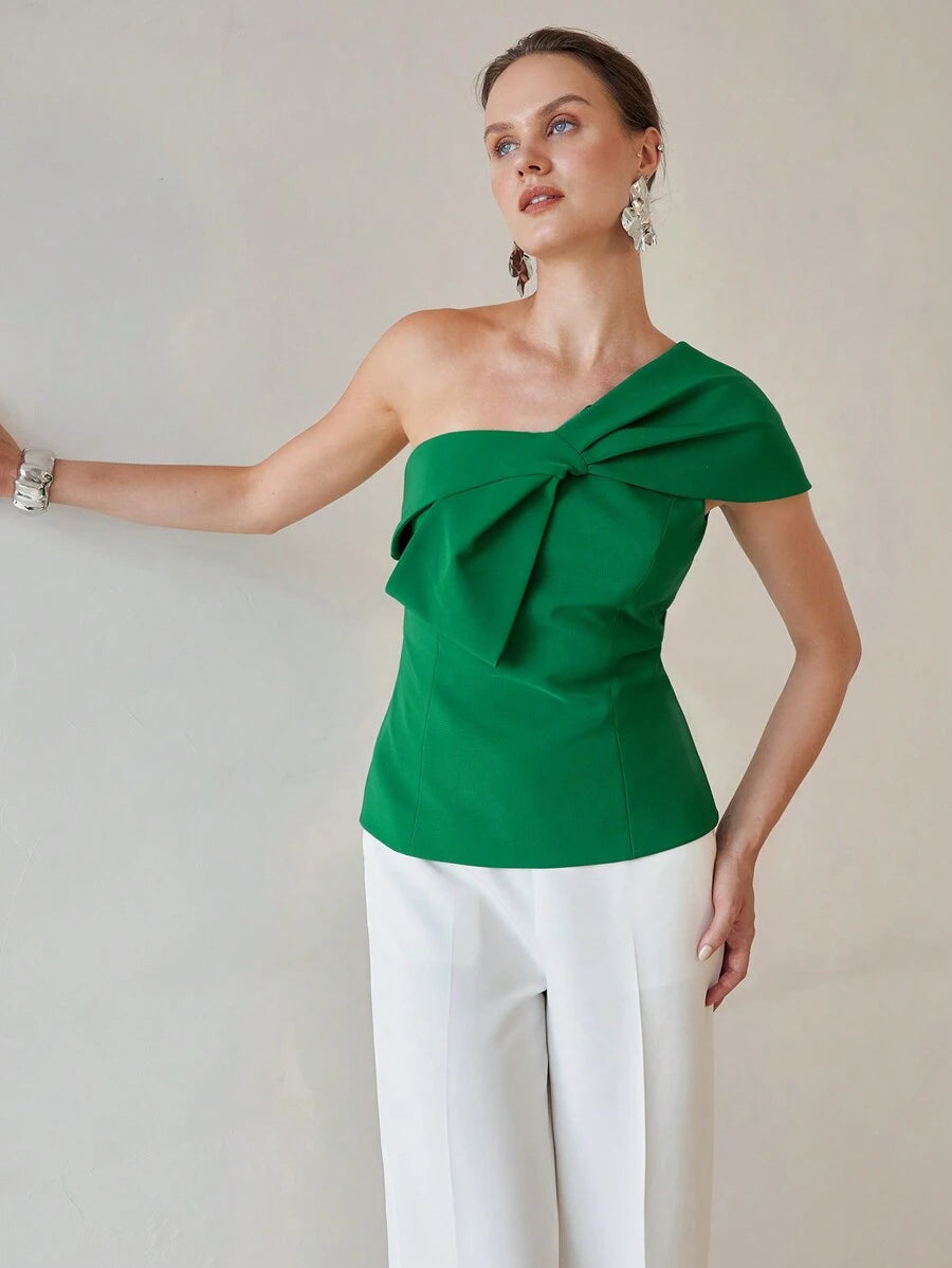 Blusa Premium com Laço Grande - Design Elegante e Sofisticado