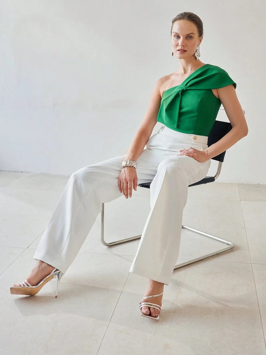 Blusa Premium com Laço Grande - Design Elegante e Sofisticado