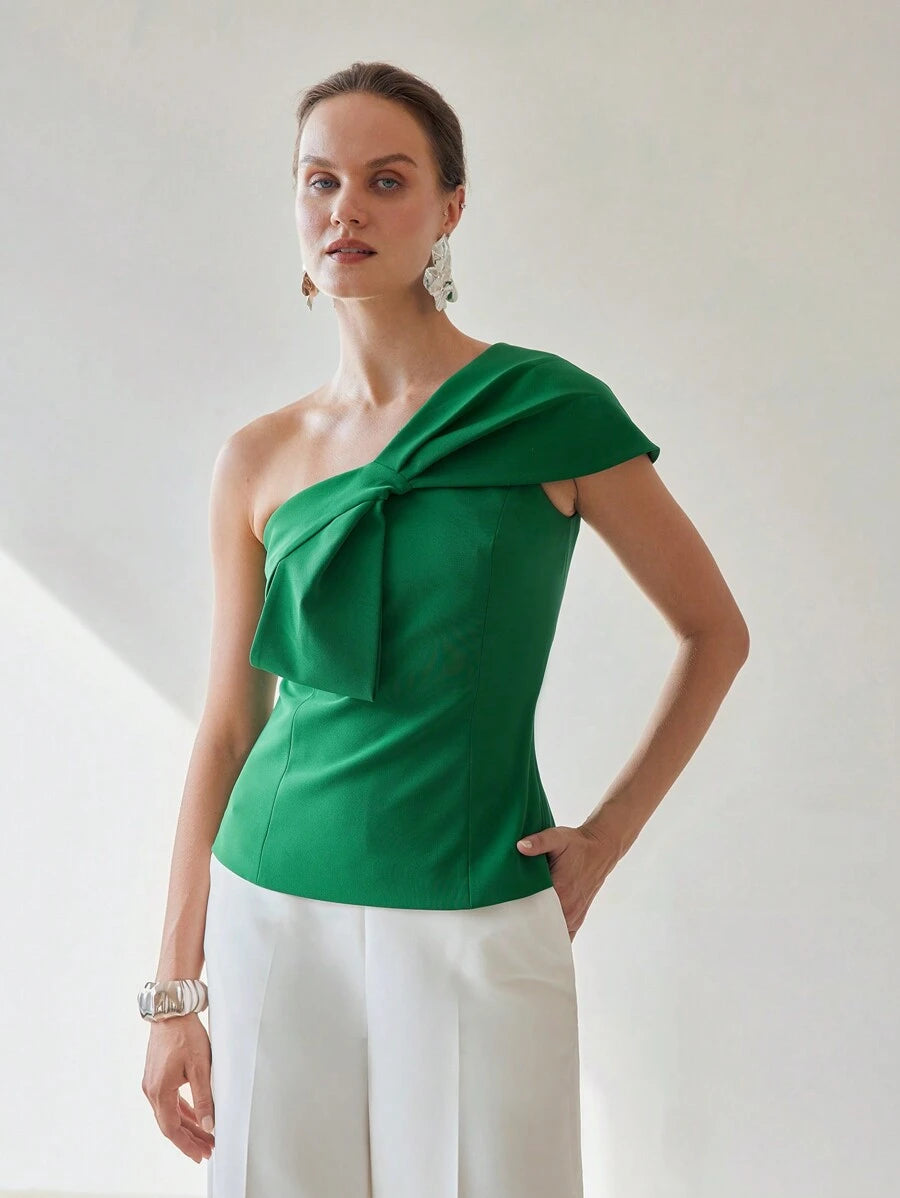 Blusa Premium com Laço Grande - Design Elegante e Sofisticado
