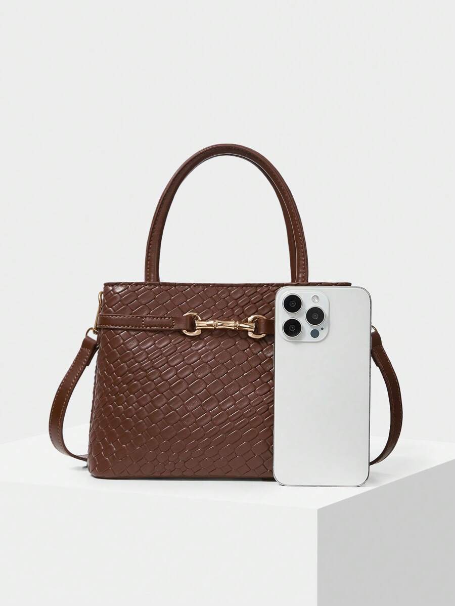 Bolsa Feminina Estruturada em Trama Natural com varios cores – Verão 2027