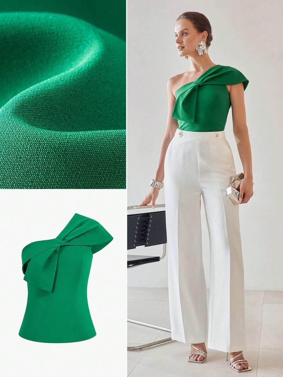 Blusa Premium com Laço Grande - Design Elegante e Sofisticado