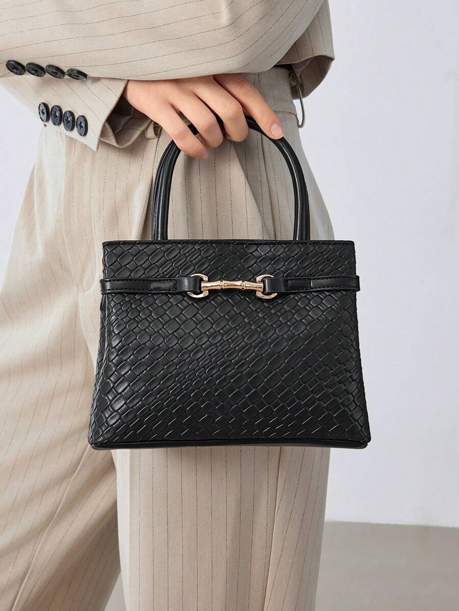 Bolsa Feminina Estruturada em Trama Natural com varios cores – Verão 2027