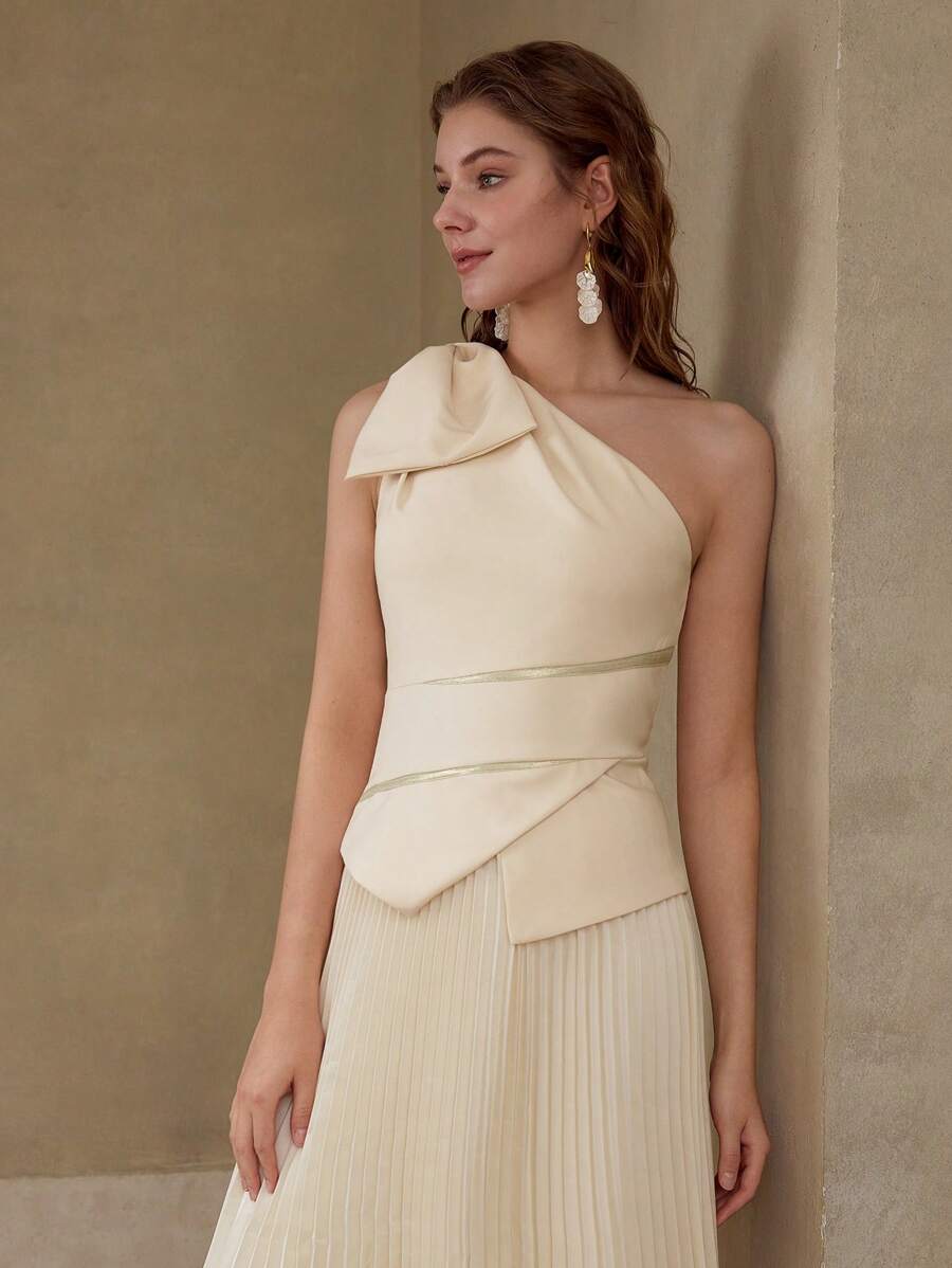 Blusa Premium com Zíper - Detalhe em Laço Elegante