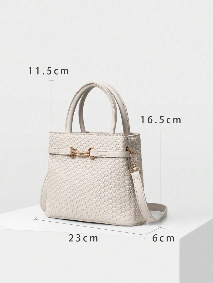 Bolsa Feminina Estruturada em Trama Natural com varios cores – Verão 2027