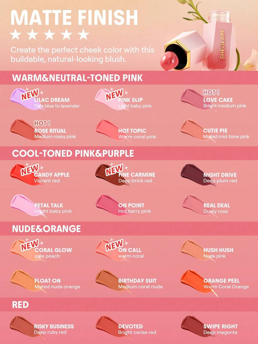 Blush Líquido Premium - Acabamento Sedoso