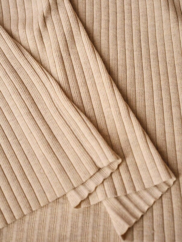 Vestido Feminino Longo Tricot Ombro a Ombro com Aplicações e Bainha Sereia - Premium Inverno