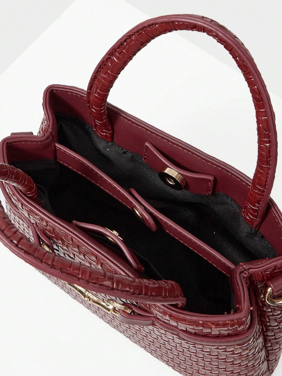 Bolsa Feminina Estruturada em Trama Natural com varios cores – Verão 2027