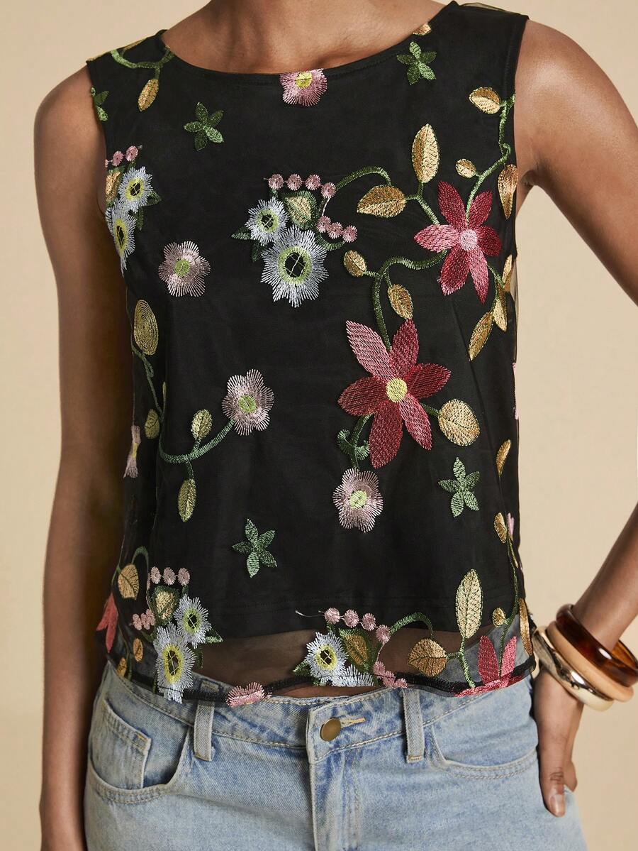 Travachic Top Casual Versátil de Gola Redonda para Uso Diário