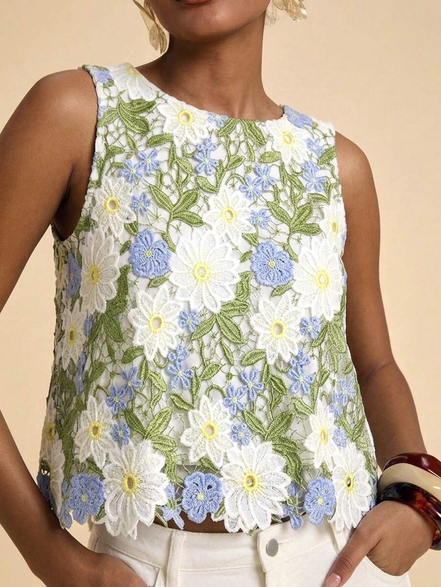 Travachic Top Casual Versátil de Gola Redonda para Uso Diário