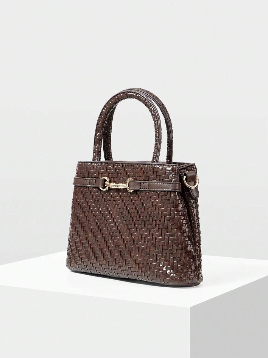 Bolsa Feminina Estruturada em Trama Natural com varios cores – Verão 2027