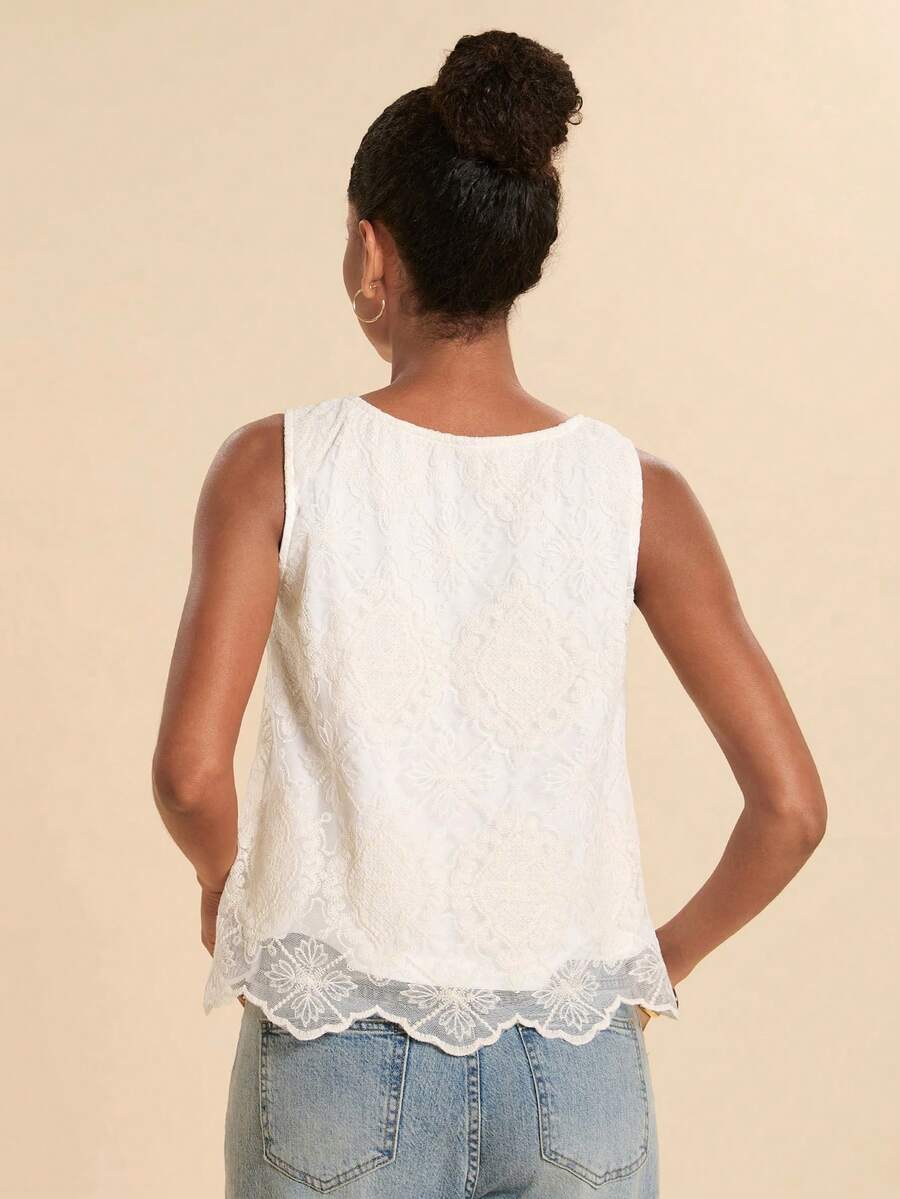 Travachic Top Casual Versátil de Gola Redonda para Uso Diário