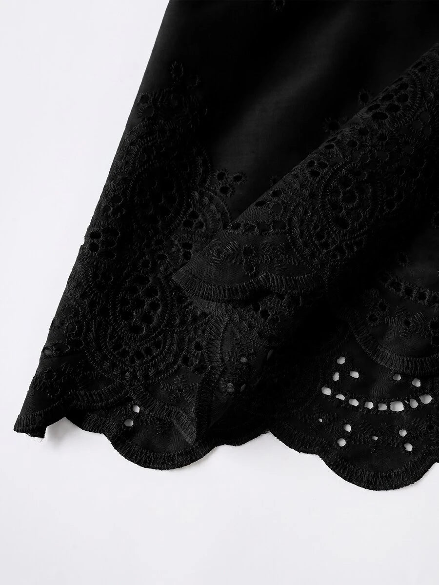 Vestido de Praia Feminino - Estampa de Palmeira e Detalhe de Nó
