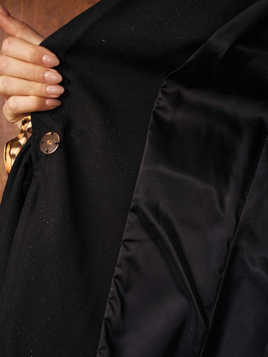 Blazer Feminino Premium - Ajuste Slim com Detalhe de Metal | Boutique do Encanto 