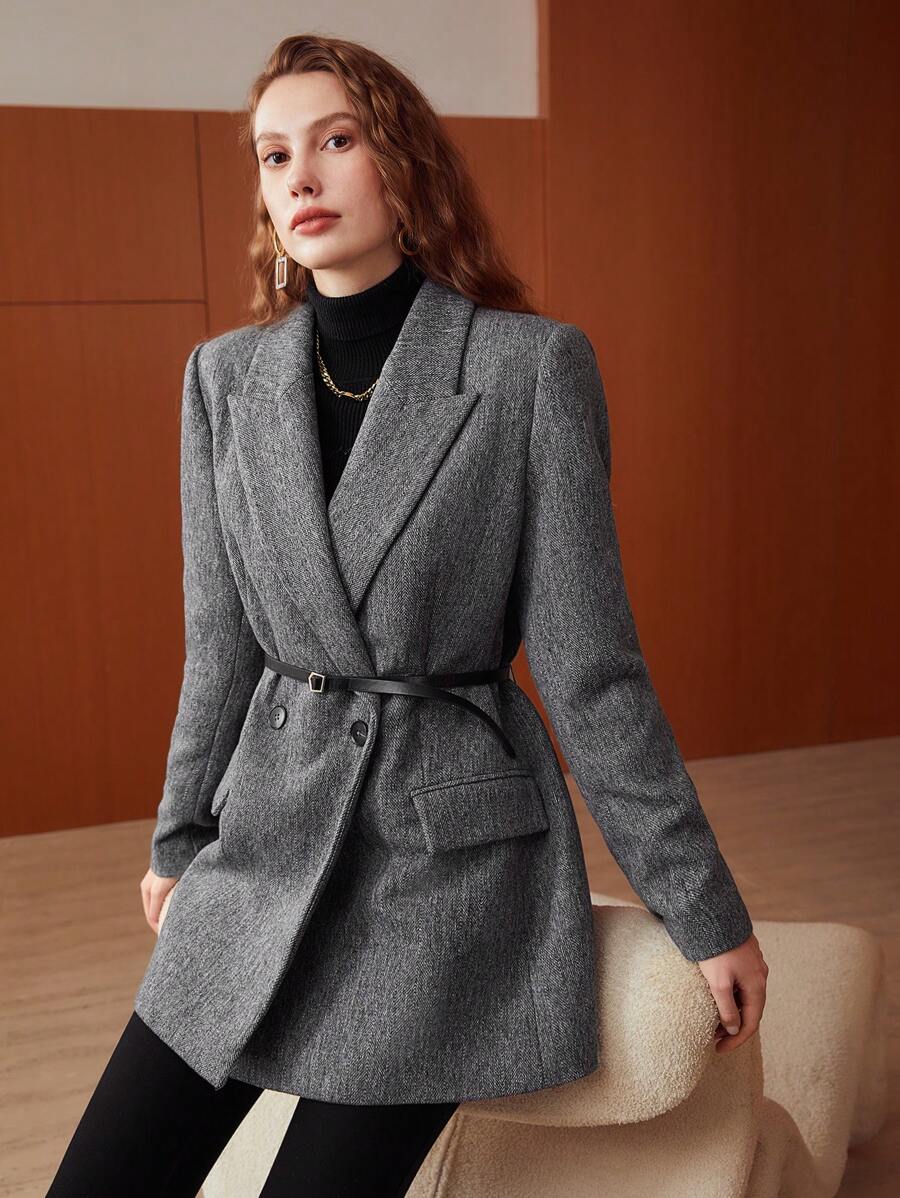 Blazer feminino clássico moderno estilo refinado boutique
