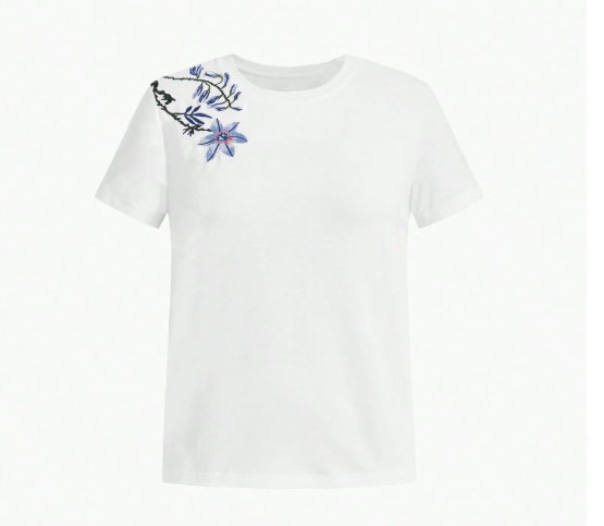 Blusa branca 94% algodão PP ao G – Primavera Verão 2027