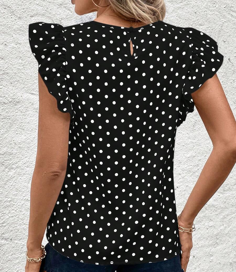 Blusa de bolinhas feminina Essenciais Urbanos Primavera Verão 2027