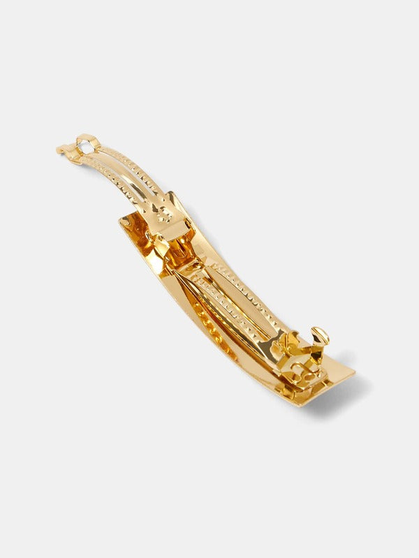 Fivela / Grampo de Cabelo - Metálico - Dourado - Fixação Elegante para Penteados - Coleção Milano - Boutique do Encanto 