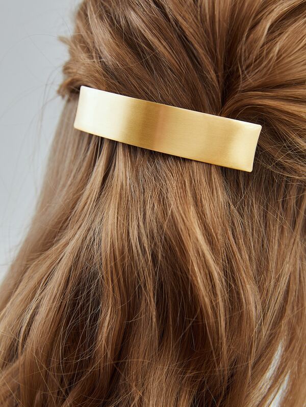 Fivela / Grampo de Cabelo - Metálico - Dourado - Fixação Elegante para Penteados - Coleção Milano - Boutique do Encanto 