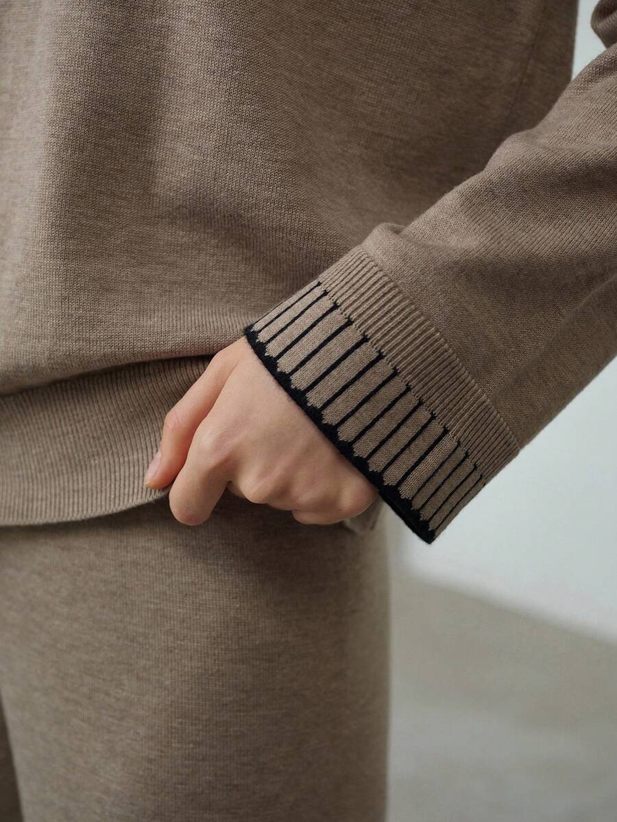 conjunto feminino confortável e moderno estilo sofisticado inverno